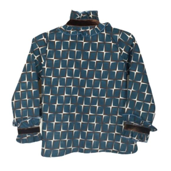 Bleu Comme Gris Paris Cross Petrol Girls Top Size 5 - Picture 2 of 6